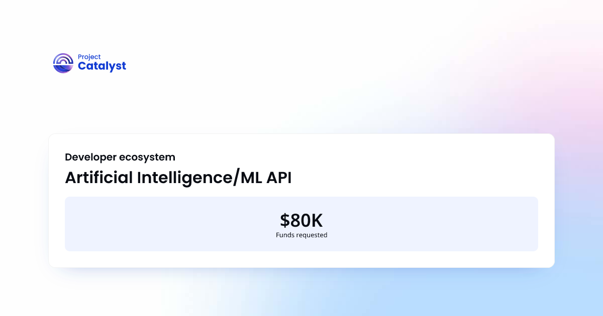 Artificial Intelligence/ML API