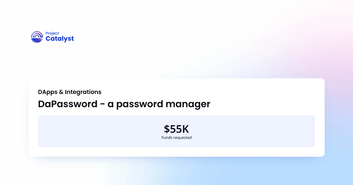 DaPassword - a password manager